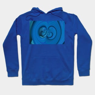 Blue abstract Hoodie